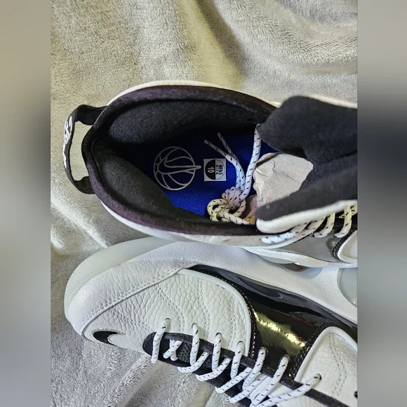 Nike Air Zoom Flight 95 "Black Patent" DV0820-100 Basketball Mens Size 10 - Picture 2 of 16